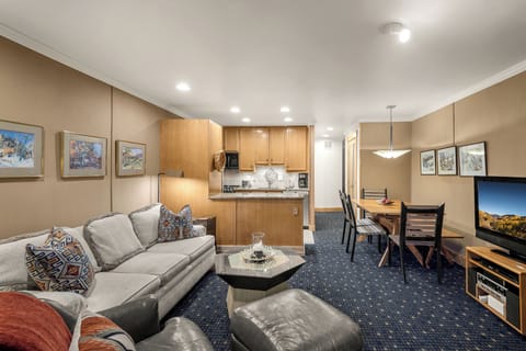 Cozy Living Area With Sofa Sleeper