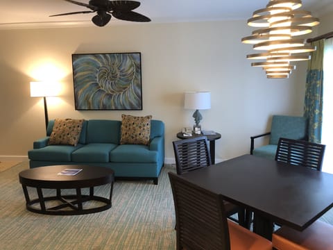 Spacious rooms with modern and comfortable furniture