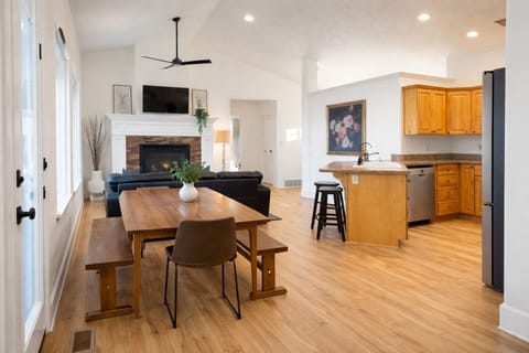 Open-concept living, dining, and kitchen
Open-concept living, dining, kitchen