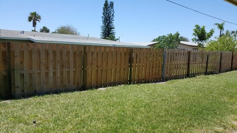 FENCED IN BACK YARD