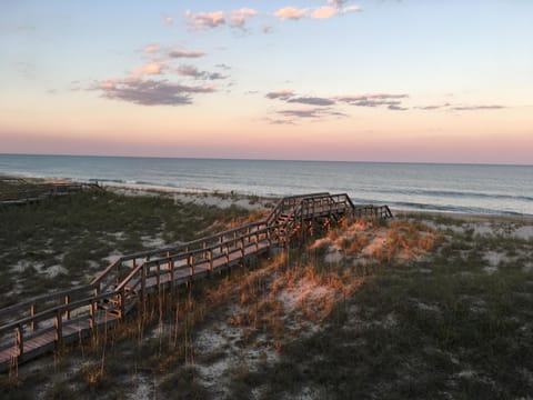 The beach is only steps away! Come dip your toes in our piece of the Atlantic!