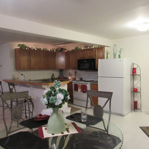 terrace level secondary kitchen offering a fridge w/ icemaker & much more 