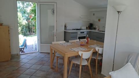 Kitchen and dining area