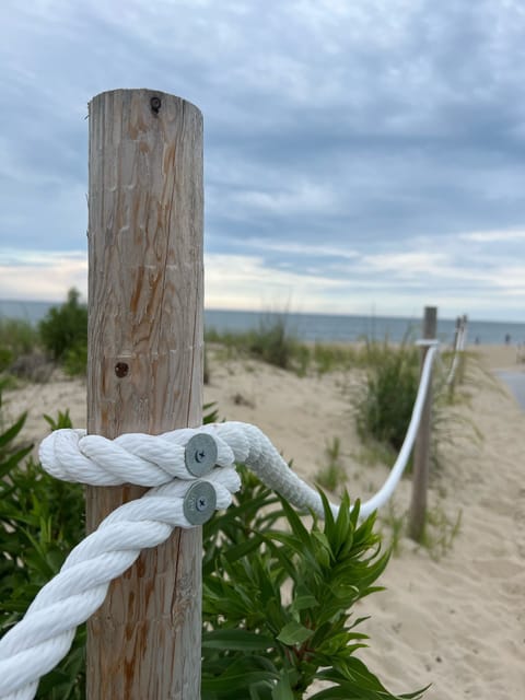 Chesapeake Street beach path from our home. 