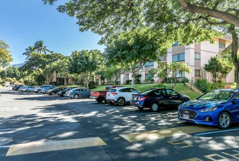 Parking at Kihei Kai Nani is open, just pick up your pass at the office.