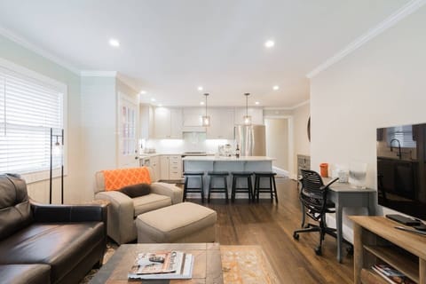 Modern High-End Open Living & Kitchen Design