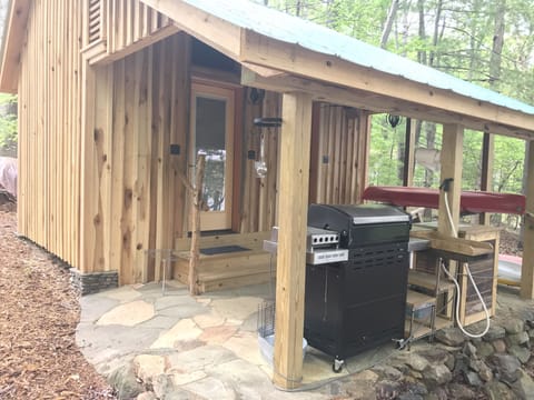 Lake Storage and Outdoor Kitchen