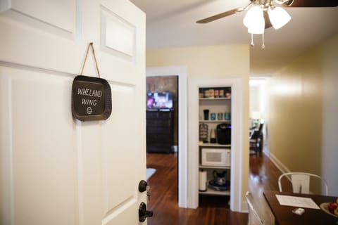 Private 2 BR, 1BA plus shower room, hospitality center w/dining for 4 people. 