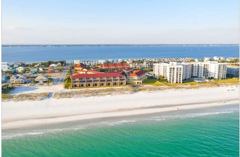 View of the complex from the Gulf of Mexico