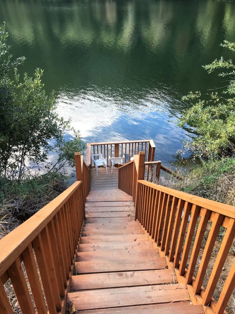stairs to river