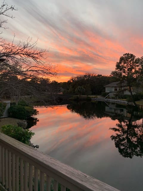 Sunset view from the deck!