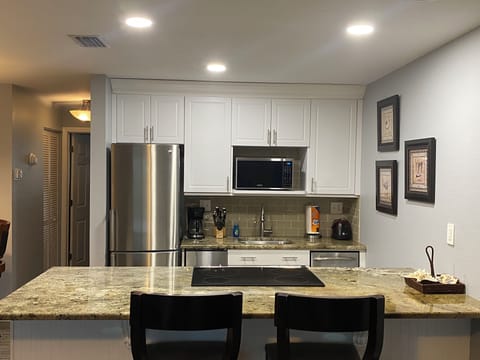 Fully stocked kitchen