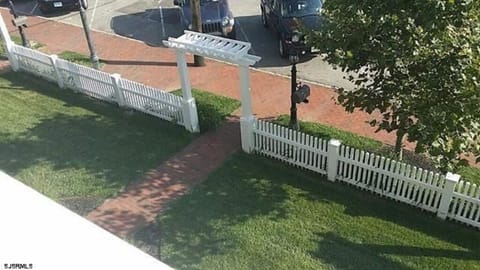 View from balcony on bedroom upstairs