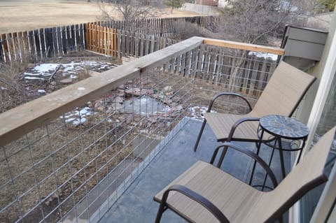 Balcony off the master bedroom 