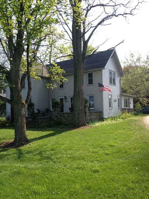 Front view of farmhouse- Summer