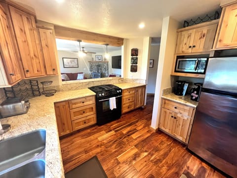Kitchen with direct access to garage