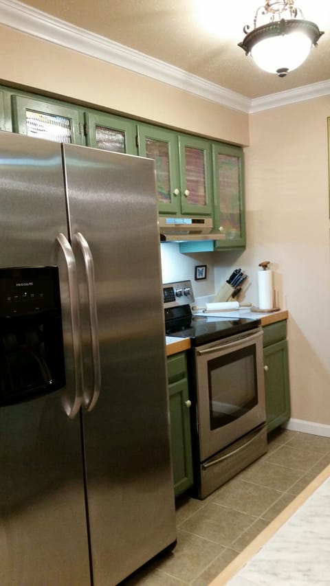 Kitchen Fridge with ice and water.