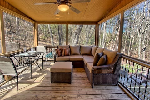 Screened in porch.