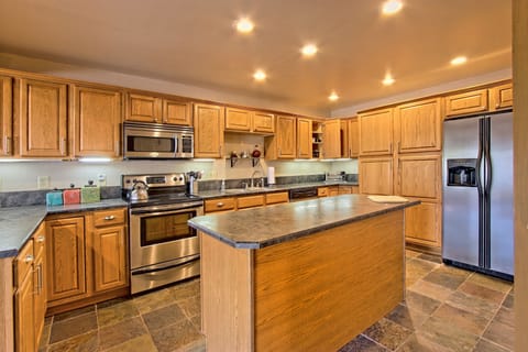 It's always better to cook in a recently renovated kitchen!