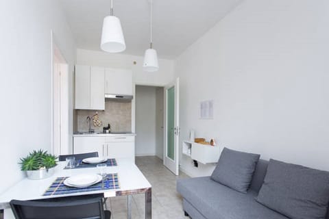 Living room with double sofa bed