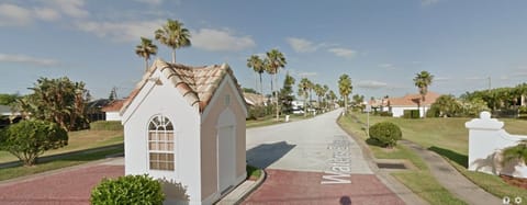 Street entrance to property.
