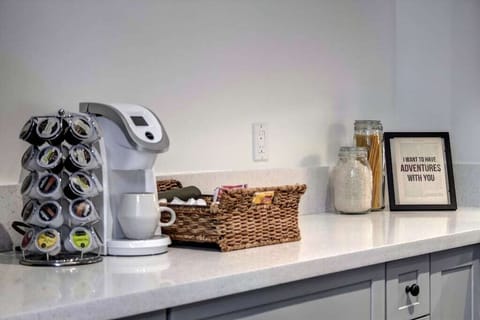 Coffee bar to get the morning going.