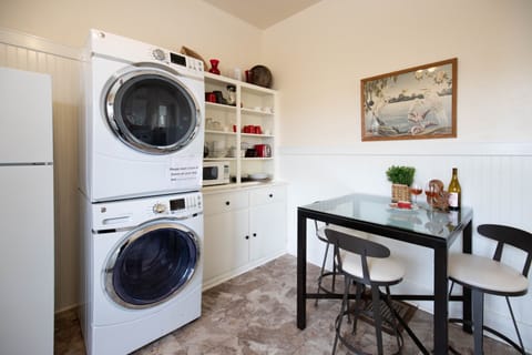 High-end washer and dryer.