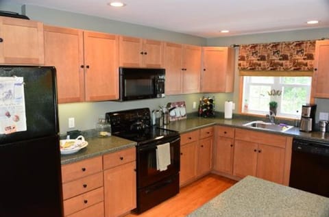 Full kitchen with island