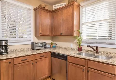 Plenty of Counter Space for you to Work With in the Kitchen for Meal Prep. 
