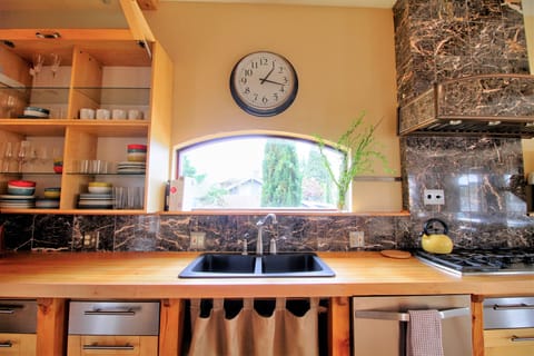 Kitchen - sink, range and dishes