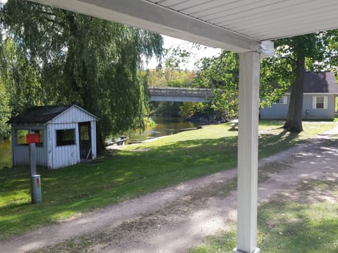 View from porch looking east