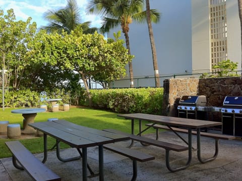 Barbecue area...plenty of room for friends and family.