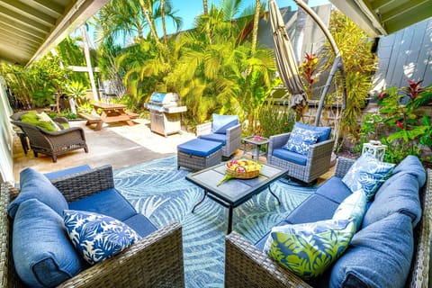 Our house is set up perfectly for outdoor living. Lounge seating for 8.  New outdoor furniture Feb 2025.