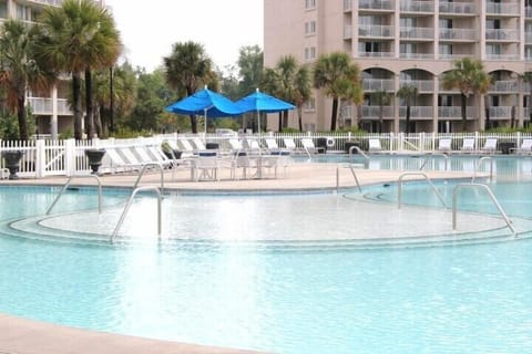 15000 sf Salt Water Pool located at the North Towers at the resort entrance