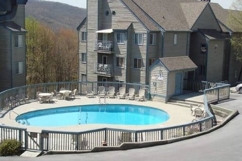 Outdoor pool area.