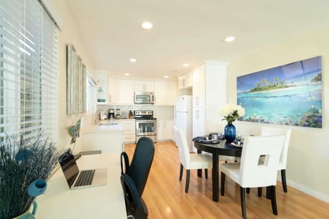 New modern furnishing in our remodeled upstairs unit