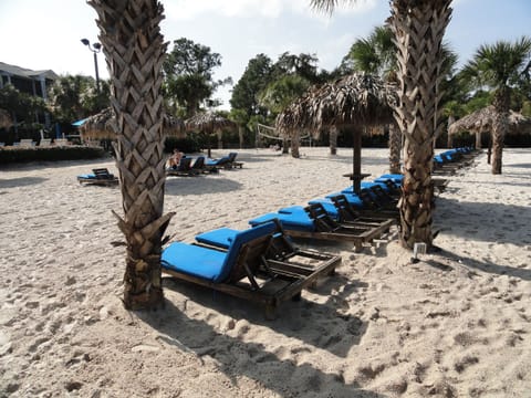 Lake Davenport beach w/ chaise lounges