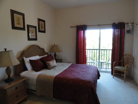 Master Bedroom w/ Balcony, 46' Flat Screen TV