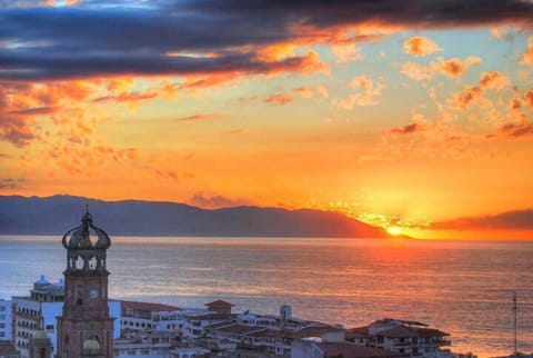 Sunset  over Puerto Vallarta 