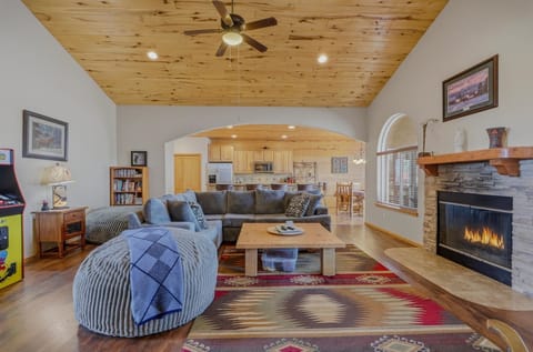 Living Area View to Kitchen