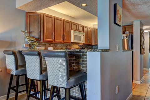 Perfect seating at the bar.