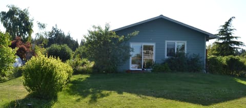 Affordable studio apartment surrounded by gardens.