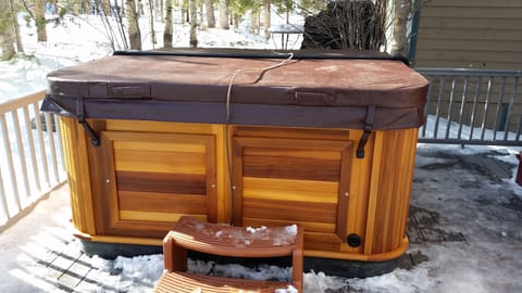 Front view of new Artic Spa Hot tub