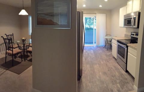 kitchen and dining room