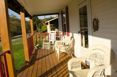 Gorgeous sunsets overlooking the rapids below.