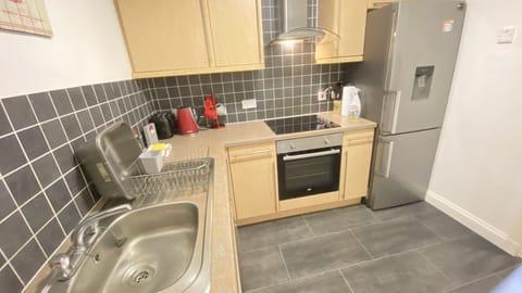 Very Well equipped Kitchen with large fridge/freezer