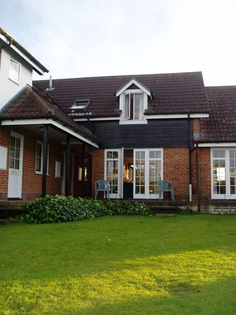A view of Star Cottage from the lawns - the river is behind the photographer