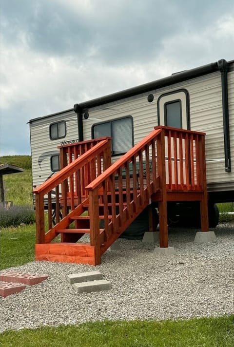 New deck to Relax, Unwind and Plan Adventures
