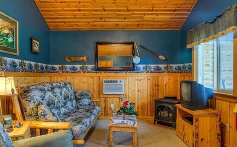 Living room with futon to sleep 2