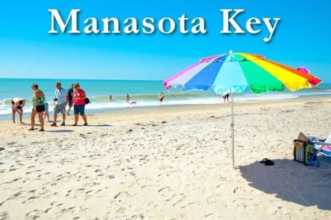 Breathtaking Manasota Key beach is just 1 minute walk away until your toes are in Gulf of Mexico!